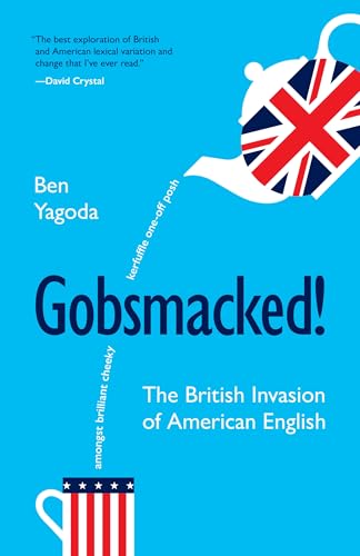 Book cover: “Gobsmacked!” with British and American flag imagery.