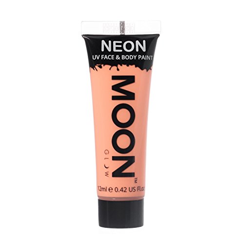 Moon Glow - 12ml Neon UV Face & Body Paint - Pastel Orange