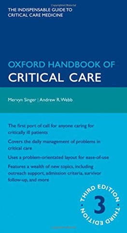 Oxford Handbook of Critical Care 3/e (Flexicover) (Oxford Medical Handbooks)