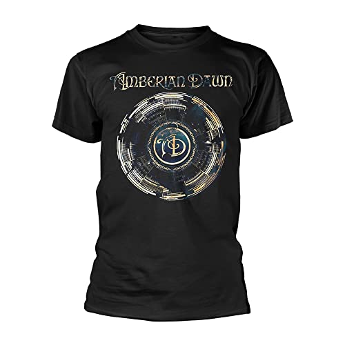 Amberian Dawn T Shirt Looking for You Band Logo Official Mens Black Medium