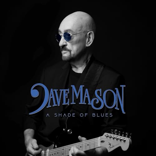 Black and white portrait of Dave Mason with guitar, album title visible.