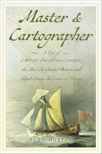Book cover depicting a sailing ship with title “Master & Cartographer.”