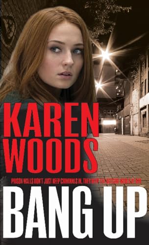 Book cover featuring a woman with auburn hair against a dark urban street background.