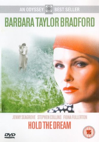 DVD cover for "Hold The Dream" featuring a woman and embracing couple.