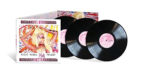 Nicki Minaj’s “Pink Friday…Roman Reloaded” deluxe vinyl record set.