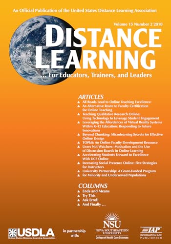 Distance Learning Vol 15 Issue 2