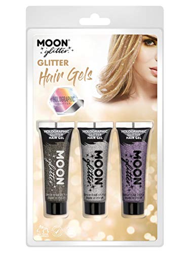 Moon Glitter Holographic Glitter Hair Gel
