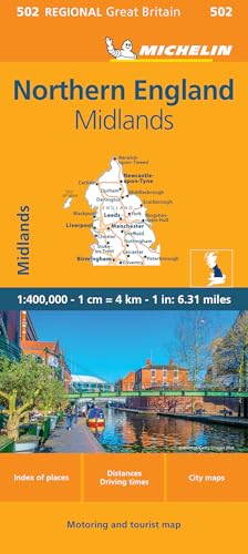 Northern England - Michelin Regional Map 502 : Map