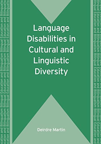 Book cover: "Language Disabilities in Cultural and Linguistic Diversity" by Deirdre Martin.