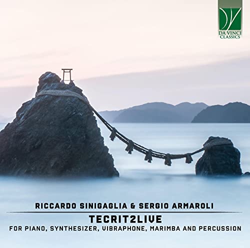 CD cover: rocky coastline with a small shrine and text details.