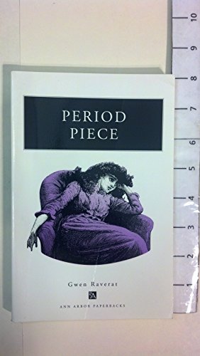 Book cover: "Period Piece" with a purple illustration of a reclining woman.
