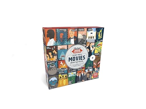 50 Must-Watch Movies Bucket List 1000-Piece Puzzle