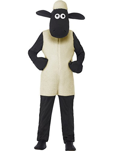 Smiffys Officially Licensed Shaun The Sheep Kids Costume, White, M - 7-9 years