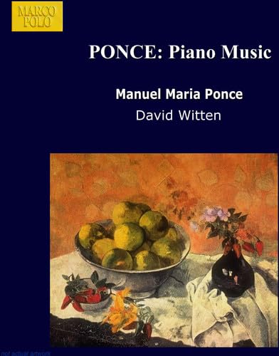CD cover for Ponce/Witten piano music with a still life painting.