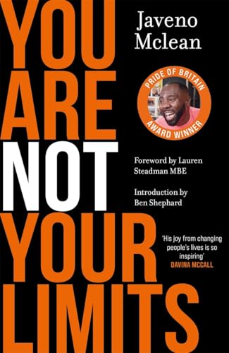 Book cover: "You Are Not Your Limits" with portrait of Javeno McLean.