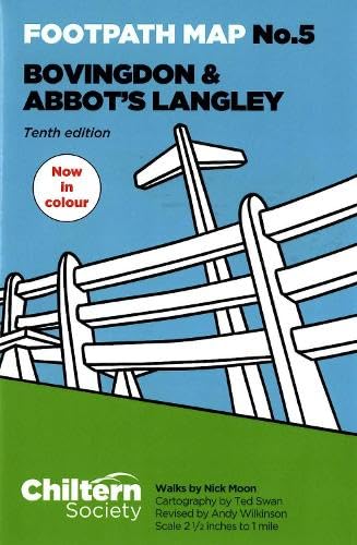 Chiltern Society Footpath Map No. 5 - Bovingdon and Abbots Langley : Tenth Edition : 5