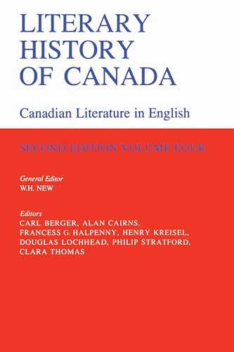 Red and white book cover: “Literary History of Canada”, Volume IV.