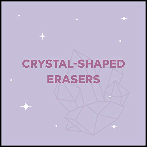 Creativity Crystals : 5 Translucent Erasers