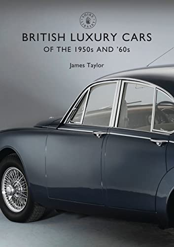 Image of a book with vintage British cars on the cover, likely with nostalgic photographs.