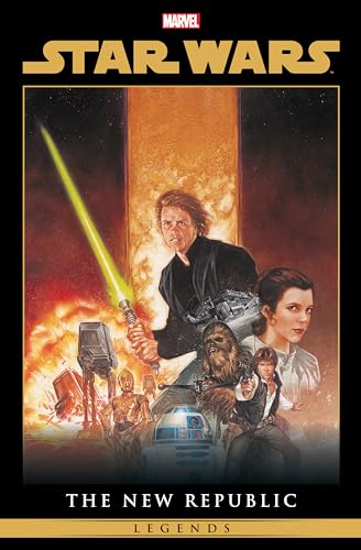 Star Wars comic book cover featuring Luke Skywalker with lightsaber and allies.