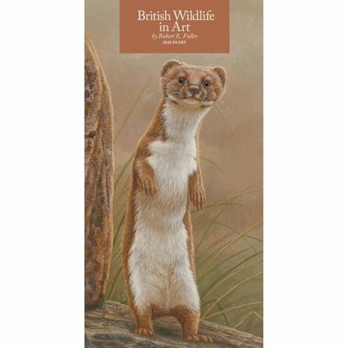 British Wildlife in Art by Robert Fuller Slim Diary 2026