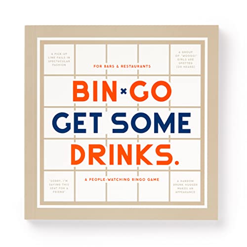Bin-go Get A Few Drinks Bingo Book