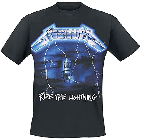 Metallica Ride The Lightning T-Shirt Black S