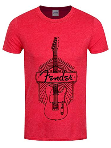 Fender Men's Est 1946 T-Shirt Red