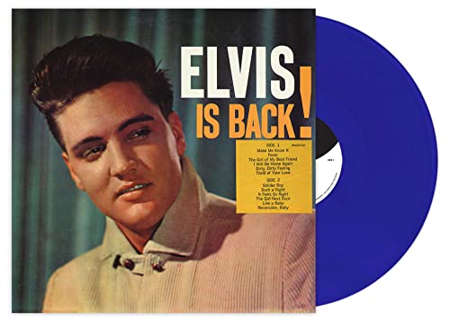 Various - Elvis Presley: Is Back! (Limited Blue) [Winyl] [VINYL]