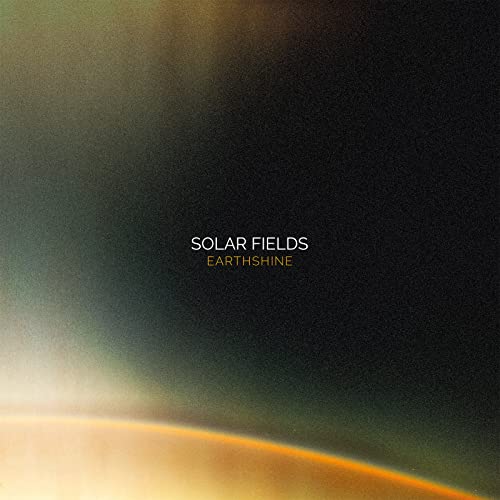 CD cover for Solar Fields’ “EarthShine” with dark gradient and text.