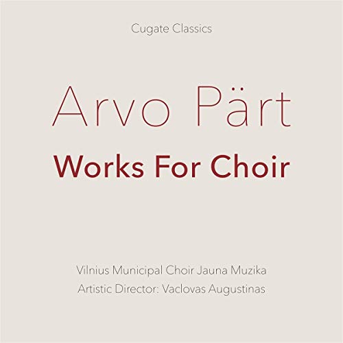 Vilnius Municipal Choir Jm - Works For Choir [CD]