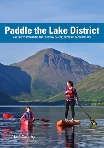 Book cover featuring paddleboarders on a lake with mountains in background.