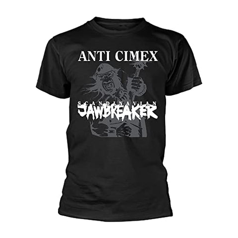 Anti Cimex T Shirt Scandinavian Jawbreaker Band Logo Official Mens Black S