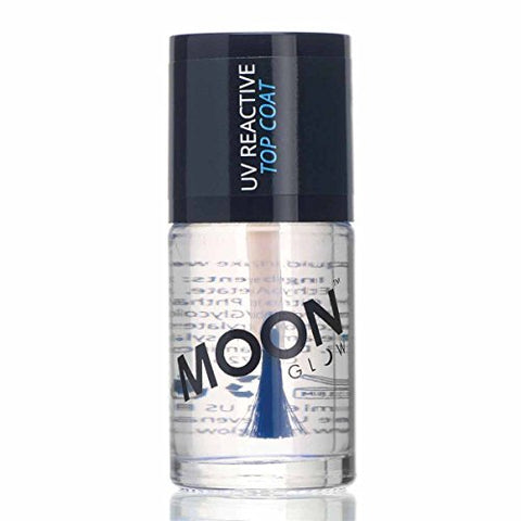 Moon Glow UV Reactive Top Coat, Clear