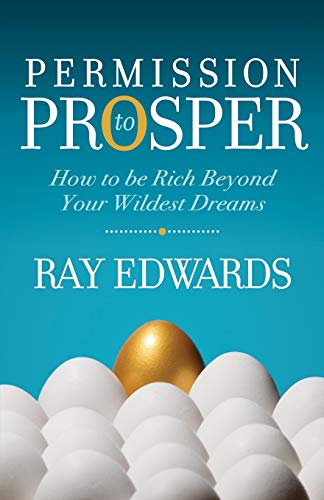 Book cover with white text, a golden egg, and blue background.