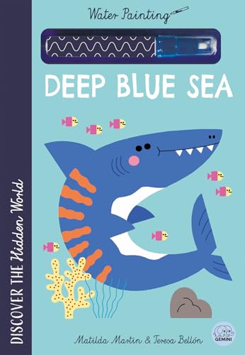 Hidden World - Water Painting Deep Blue Sea