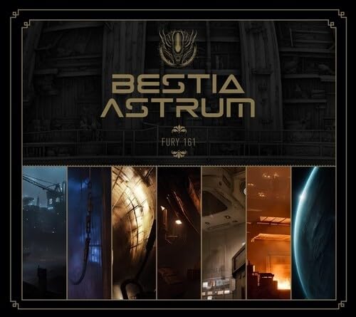 CD cover for Bestia Astrum’s “Fury 161” with industrial imagery.