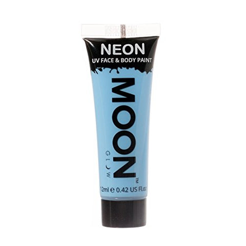 Moon Glow - 12ml Neon UV Face & Body Paint - Pastel Blue