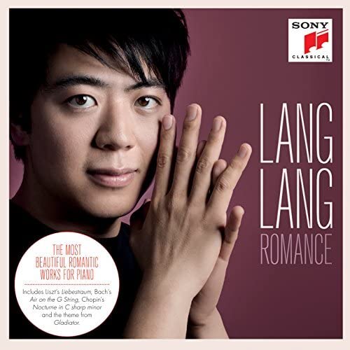 CD cover featuring pianist Lang Lang in a portrait with text.