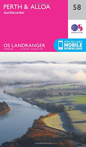 Landranger (58) Perth & Alloa, Auchterarder (OS Landranger Map)