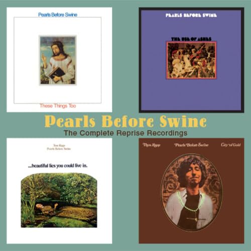 “Pearls Before Swine” album cover collage with four distinct album art images.