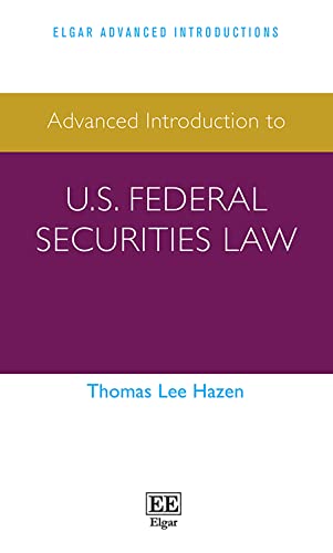 Advanced Introduction to U.S. Federal Securities Law