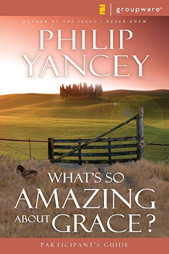 Book cover with a rural landscape and title "What's So Amazing About Grace?".