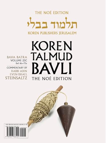 Koren Talmud Bavli V23c: Bava Batra, Daf 61a-73b, Noe Color Pb, H/E