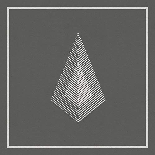 Gray record sleeve with a white, geometric triangle design.