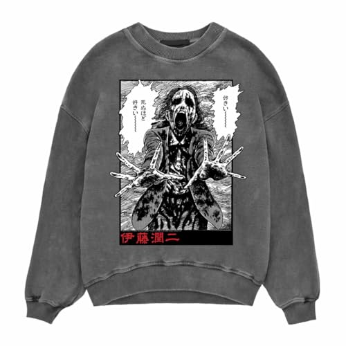 Superheroes Inc. Junji-Ito - Ghoul (Unisex Black Sweatshirt) Small