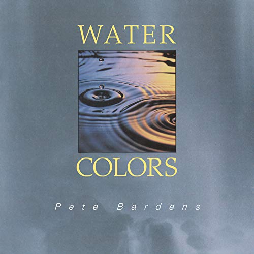 CD cover for Pete Bardens’ “Water Colors” featuring water ripples.