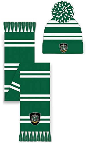 Harry Potter - Slytherin (Unisex Black Scarf) One Size