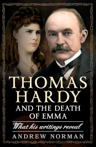 Book cover featuring portraits of Thomas Hardy and Emma Hardy with title text.
