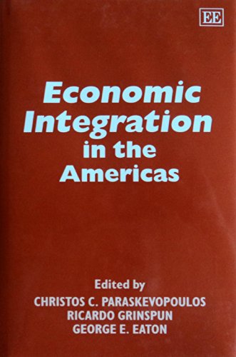 Book cover titled Economic Integration in the Americas with a solid brown background.